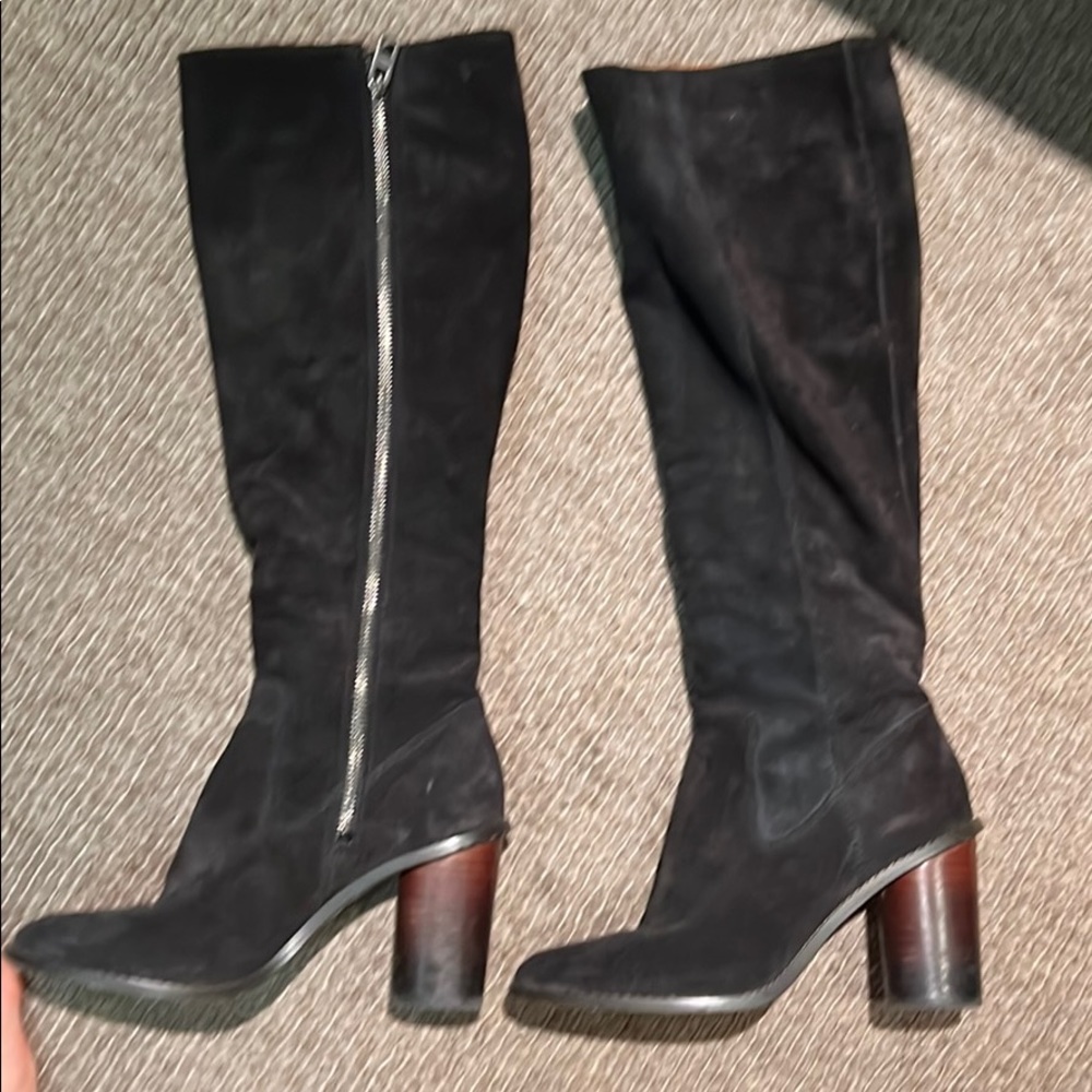 Coach suede boots